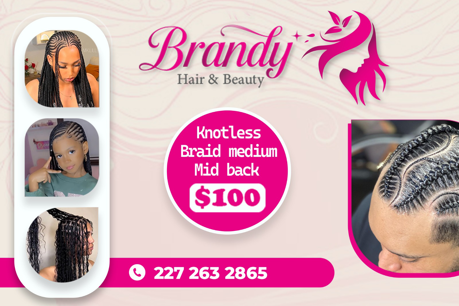 Brandy Hair & Beauty - Knotless Braid Special