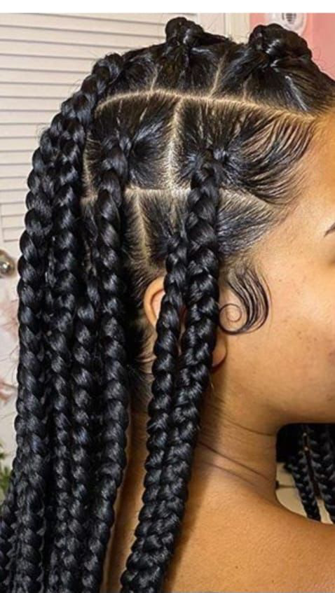 Jumbo Knotless Braids