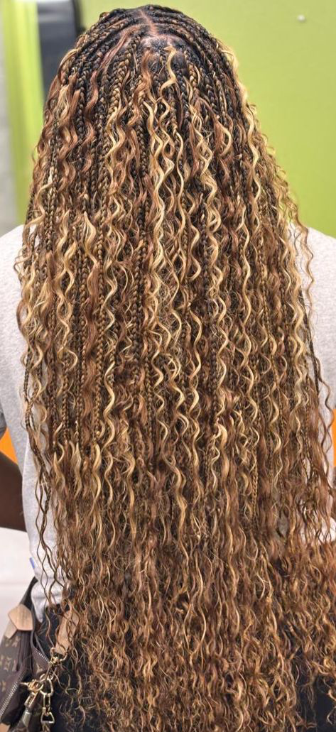 Small Bohemian Braids